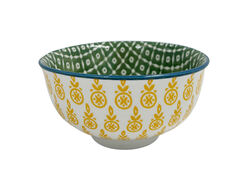 Imagem do produto taça porcelana actuel azul/amarela 11cm 29cl