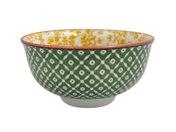 Imagem do produto taça porcelana actuel amarelo/verde 11cm 29cl