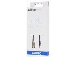 Imagem do produto adaptador áudio qilive g4217927 35 st m-2x35 f
