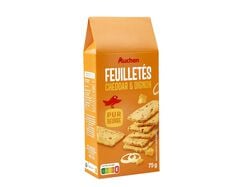 Imagem do produto aperitivos auchan queijo cheddar e cebola 75g
