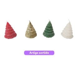 Imagem do produto vela arvore natal actuel sortida 5cm
