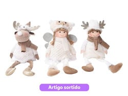 Imagem do produto anjo/rena/menino actuel 18cm