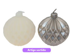 Imagem do produto vela esférica actuel champanhe/marfim 6.5cm cc