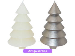 Imagem do produto vela árvore actuel champ/marfim 10.5cm cc