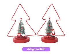 árvore natal metal actuel c/fig e led 20cm product image