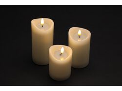 Imagem do produto velas natal 3 tamanhos efeito cera