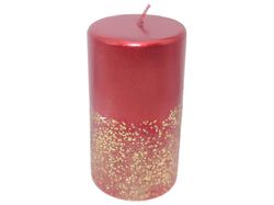 vela c/glitter actuel vermelha 7x12cm sw product image