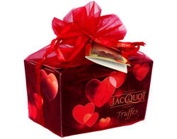 Imagem do produto trufas jacquot paquet cadeau coração 200g