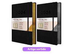 Imagem do produto agenda diária 2024 edge mitos papel marfim 13x21cm cores sortidas