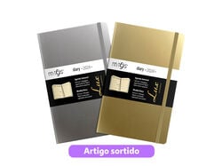 Imagem do produto agenda diária 2024 bolso mitos 9x14cm cores sortidas
