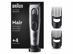 Imagem do produto aparador de cabelo com fio braun 7 hc7390 preto/cinzento 1un