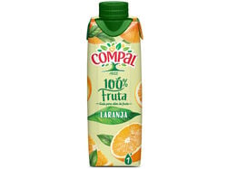 Imagem do produto sumo compal 100% laranja 0.30l
