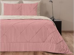 Imagem do produto almofada cheia homespecial bombazine com sherpa 400g rose 30x50cm