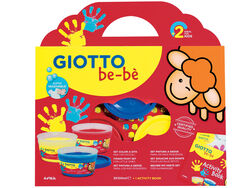 Imagem do produto super tintas giotto be-be p/dedos+aces. 3x100ml