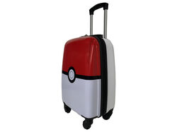 trolley abs pokemon vermelho 4r 50x32.5x20.5cm product image