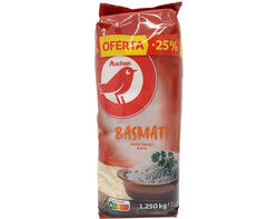 arroz basmati auchan 1kg +25% oferta product image