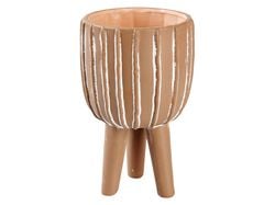 vaso terracota garden star c/pés d13.5x22cm product image