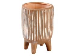 vaso terracota garden star com pés ø10x14cm product image