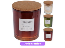 Imagem do produto vela copo vidro 10cm modelos sortidos