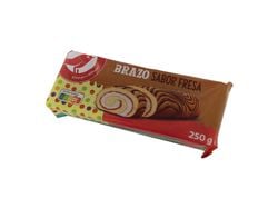 Imagem do produto torta com chocolate auchan recheio morango/nata 250g