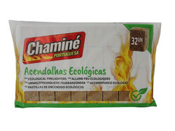 Imagem do produto acendalhas chaminé portuguesa ecológicas 32 cubos