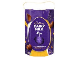 Imagem do produto ovo de chocolate cadbury c/ 2 barras de choc 245g