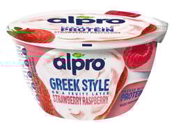 yofu alpro estilo grego morango framb 150g product image