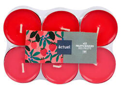 Imagem do produto tealights aromático actuel set 12 frutos vermelhos