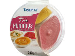trio hummus taverna orient caril beterr 210g product image