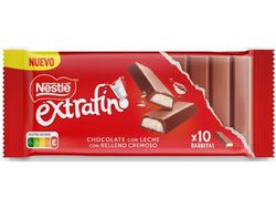 Imagem do produto tablete choc. leite extrafino recheio cremoso 100g