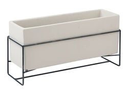 vaso cimento gardenstar com pés de ferro 29x9xa11cm product image