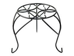 Imagem do produto trolley e suporte gardenstar ferro preto alt 26cm
