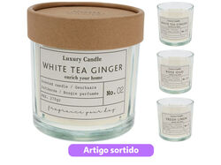 Imagem do produto vela perfumada frasco vidro sortido 10cm