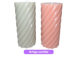 Imagem do produto vela pilar actuel torcida d7xh15cm sp23