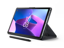 Imagem do produto tablet lenovo m10 plus tb-125fu 128gb com capa + pen