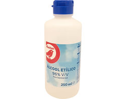 Imagem do produto álcool auchan etílico 96% volume 250ml