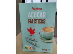 açucar branco auchan sticks 200 un 800g product image