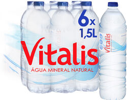 Imagem do produto água vitalis mineral 6x1.5l