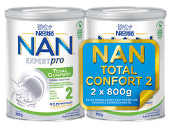 Imagem do produto leite nan confort 2 2x800g pack especial