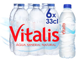 Imagem do produto água vitalis mineral 6x0.33l