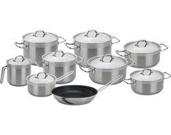 trem cozinha tejo silampos em inox de indução 9 peças product image