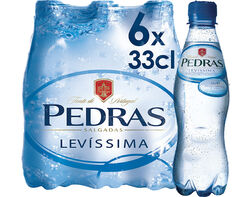 Imagem do produto água pedras salgadas com gás levissima 6x0.33l