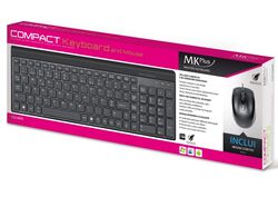 Imagem do produto teclado + rato mk plus compact 105 (com fio - 800 dpi - teclado numérico)