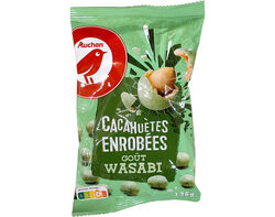Imagem do produto amendoins cobertos auchan com sabor wasabi 125 g