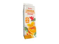 Imagem do produto sumo auchan de laranja com polpa 100% espremido 1l