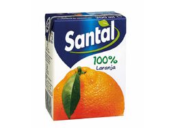 Imagem do produto sumo santal 100% laranja 200ml