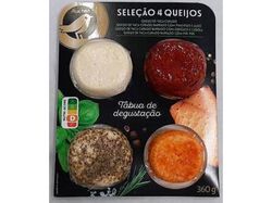 Imagem do produto tábua de 4 queijos auchan 360g