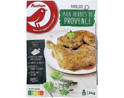 Imagem do produto tempero auchan no forno base ervas provença frango 34g