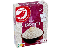 arroz basmati auchan em saquetas 500g (4 x125g) product image