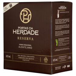Imagem do produto vinho tinto portas da herdade reserva alentejo bag in box 2.25l